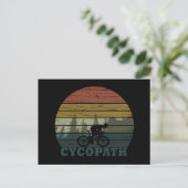Cycopath - マウンテンバイク - おもしろ自転車 シーズンポストカード (スタンド正面)