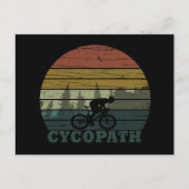 Cycopath - マウンテンバイク - おもしろ自転車 シーズンポストカード (正面)