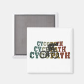 Cycopath - マウンテンバイク - 楽しいサイクリング マグネット (正面/裏面)