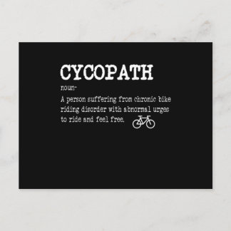 CYCOPATH 面白い自転車ライダー サイクリスト ポストカード