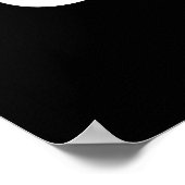 Cycopath Cycling Pun Minimalist Road Bike Cyclist ポスター (角)