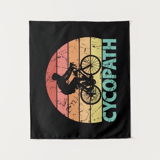 Cycopath Funny Cycling タペストリー (正面)