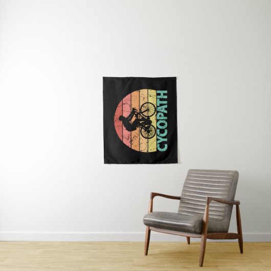 Cycopath Funny Cycling タペストリー (インサイチュ)