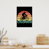 Cycopath Funny Cycling ポスター (キッチン)