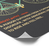 Cycopath Funny Cycling For Cyclists And Bikers  ポスター (角)