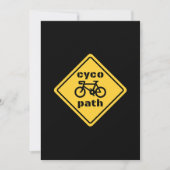 Cycopath Funny Road Sign for Cycle Lover シーズンカード (正面)