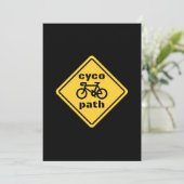 Cycopath Funny Road Sign for Cycle Lover シーズンカード (スタンド正面)