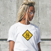 Cycopath Funny Road Sign for Cycle Lover T-Shirt Tシャツ