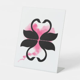 Cygnes amour Panneau sur pied 台座サイン