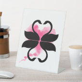 Cygnes amour Panneau sur pied 台座サイン (インサイチュ)