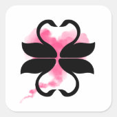 Cygnes Autocollant スクエアシール (正面)