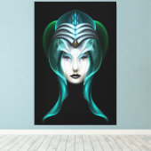 Cyiria ISOブラックキャンバス印刷のポートレート キャンバスプリント (インサイチュ (ウッドフロア))