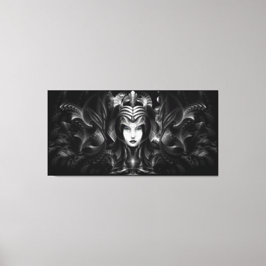Cyiria Queen Of The Dark Realm Canvas Print キャンバスプリント (正面)