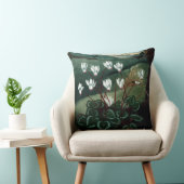 Cyklamenの枕完全な絵画 クッション (椅子)