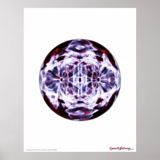 Cymatics:サウンドを表示する ポスター (正面)