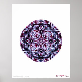 Cymatics：ピアノの音符 ポスター