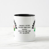 CYMRAEG誇りを持った Welsh教えの先生評価へ マグカップ (中央)