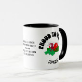 CYMRAEG誇りを持った Welsh教えの先生評価へ マグカップ (正面右)