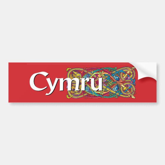 Cymruのバンパーステッカー バンパーステッカー (正面)