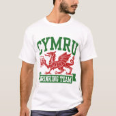 CYMRU飲みチーム Tシャツ (正面)
