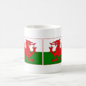 Cymru -ウェールズの旗 コーヒーマグカップ (中央)