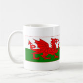 Cymru -ウェールズの旗 コーヒーマグカップ (左)