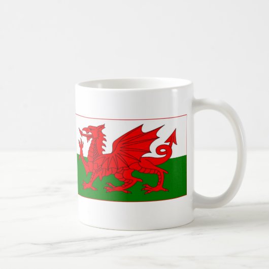 Cymru -ウェールズの旗 コーヒーマグカップ (右)