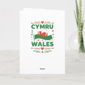 Cymru Red Dragon Wales カード (裏面)