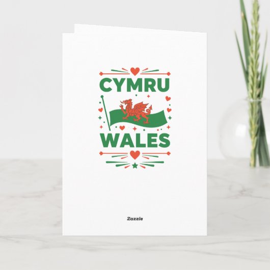 Cymru Red Dragon Wales カード (裏面)