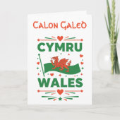 Cymru Red Dragon Wales カード (正面)