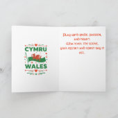 Cymru Red Dragon Wales カード (内部)