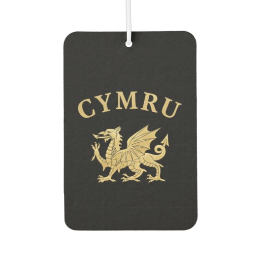 Cymru Shield カーエアーフレッシュナー (正面)