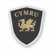 Cymru Shield シール (正面)