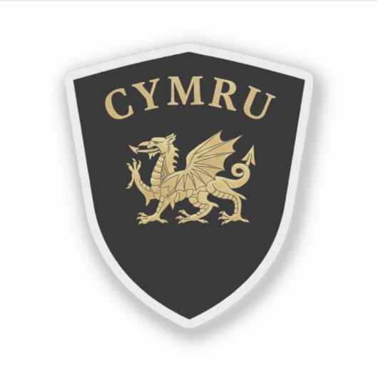 Cymru Shield シール (正面)
