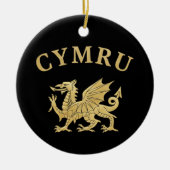 Cymru Shield セラミックオーナメント (正面)