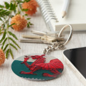 Cymru Walesキーリング キーホルダー (側面)