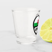 Cymru Wales国コードフラグハート ショットグラス (左)