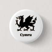 Cymru, Wales pin 缶バッジ (正面)