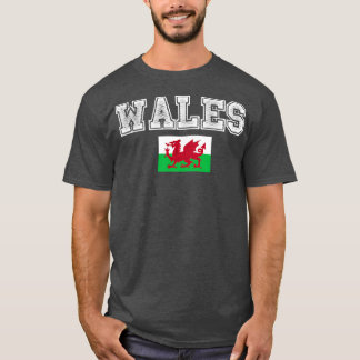 Cymru Welsh Wales Football Soccer Jersey Ball Tシャツ