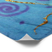 Cyn Mc色彩の鮮やかのハンドシルクドラゴンフライのポスター ポスター (角)