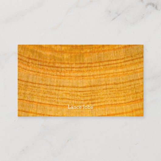 Cypress木質 名刺 (正面)