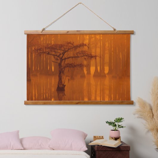 Cypress Trees | George Smith State Park 吊り下げ型タペストリー (寝室)