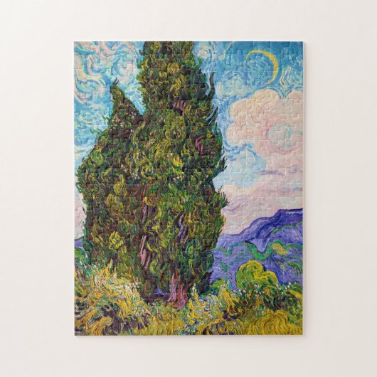 Cypresses, Van Gogh ジグソーパズル (縦)