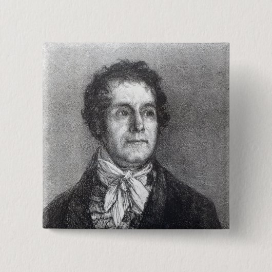 Cyprien Gaulon 1824-5年 缶バッジ (正面)