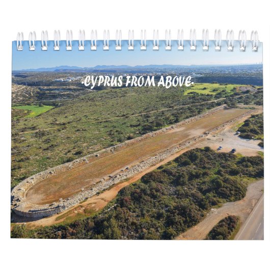 Cyprus from above Calendar カレンダー (裏面)