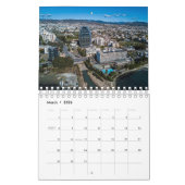 Cyprus from above Calendar カレンダー (3月 2026)