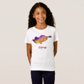 Cyprus in watercolor tシャツ (正面フル)