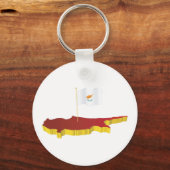 Cyprus Map キーホルダー (正面)