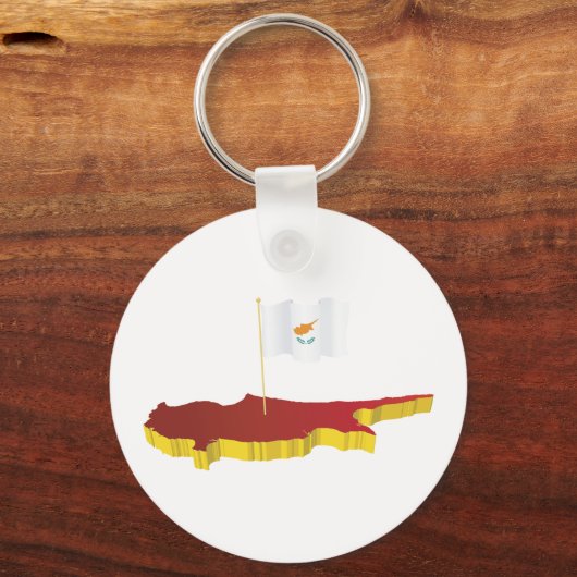 Cyprus Map キーホルダー (正面)