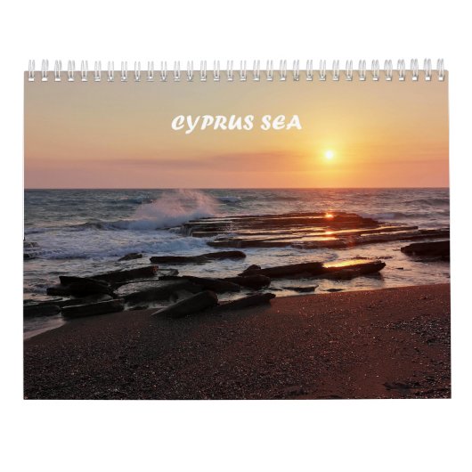 Cyprus sea calendar カレンダー (裏面)